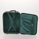 CHANEL Matelasse Suitcase Leather Black Silver CC Auth 202184-18
