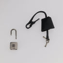 CHANEL Matelasse Suitcase Leather Black Silver CC Auth 202184-27
