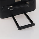 CHANEL Matelasse Suitcase Leather Black Silver CC Auth 202184-7