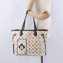 LOUIS VUITTON Monogram Game On Neverfull MM Tote Bag White M57462 LV Auth 202187-24