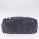 GOYARD Saint Louis PM Tote Bag PVC Leather Navy Auth 202188A-10