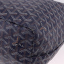 GOYARD Saint Louis PM Tote Bag PVC Leather Navy Auth 202188A-14
