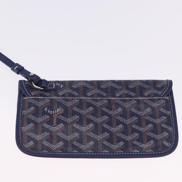 GOYARD Saint Louis PM Tote Bag PVC Leather Navy Auth 202188A