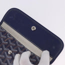 GOYARD Saint Louis PM Tote Bag PVC Leather Navy Auth 202188A-21