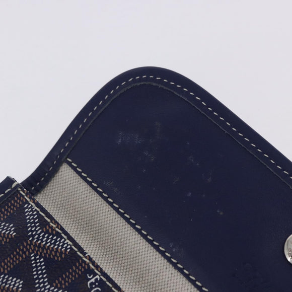 GOYARD Saint Louis PM Tote Bag PVC Leather Navy Auth 202188A