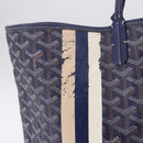 GOYARD Saint Louis PM Tote Bag PVC Leather Navy Auth 202188A-3