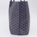 GOYARD Saint Louis PM Tote Bag PVC Leather Navy Auth 202188A-5