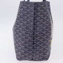GOYARD Saint Louis PM Tote Bag PVC Leather Navy Auth 202188A-6