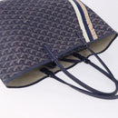 GOYARD Saint Louis PM Tote Bag PVC Leather Navy Auth 202188A-7