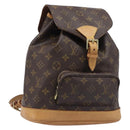 LOUIS VUITTON Monogram Montsouris MM Backpack M51136 LV Auth 202189V-1