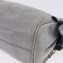 Miu Miu Shoulder Bag Vitellolux Light Blue Gold Auth 202191M-18