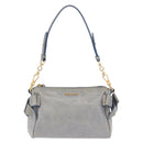 Miu Miu Shoulder Bag Vitellolux Light Blue Gold Auth 202191M-13