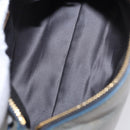 Miu Miu Shoulder Bag Vitellolux Light Blue Gold Auth 202191M-10