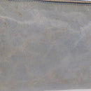 Miu Miu Shoulder Bag Vitellolux Light Blue Gold Auth 202191M-3