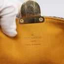 LOUIS VUITTON Monogram Denim Pochette Plat Clutch Bag Blue M95007 Auth 202197V-14