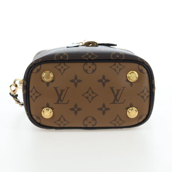 LOUIS VUITTON Monogram Reverse Vanity NVPM Hand Bag 2way M45165 LV Auth 202201SM