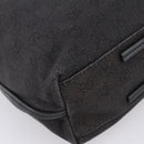 GUCCI GG Canvas Tote Bag Black 101341 Auth 202202-13