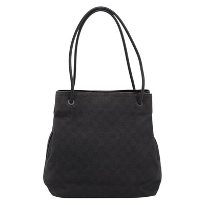 GUCCI GG Canvas Tote Bag Black 101341 Auth 202202 - 0