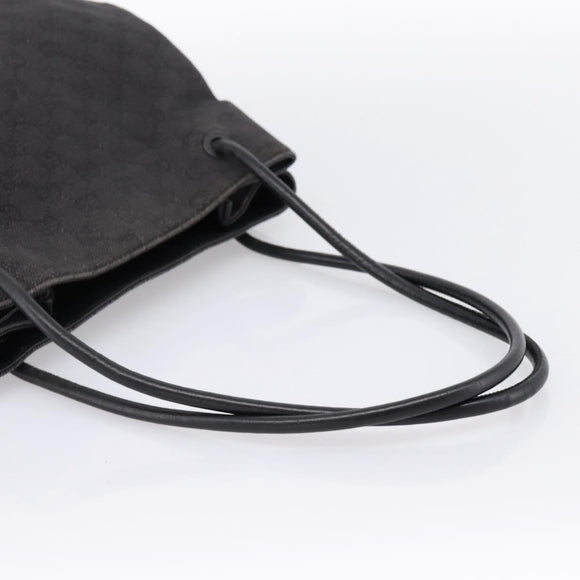 GUCCI GG Canvas Tote Bag Black 101341 Auth 202202