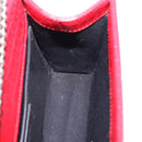 SAINT LAURENT Chain Kate Shoulder Bag Leather Red Silver Auth 202203V-23
