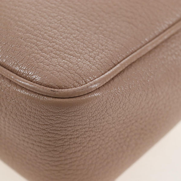 Miu Miu Shoulder Bag Leather 2way Pink Gold Auth 202204M