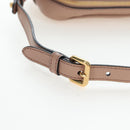 Miu Miu Shoulder Bag Leather 2way Pink Gold Auth 202204M-8