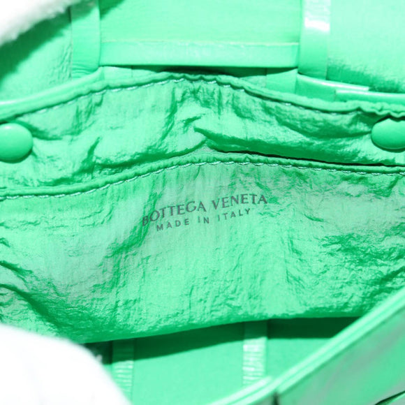 BOTTEGA VENETA MAXI INTRECCIATO Candy Shoulder Bag Leather Green Auth 202207A