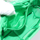 BOTTEGA VENETA MAXI INTRECCIATO Candy Shoulder Bag Leather Green Auth 202207A-19