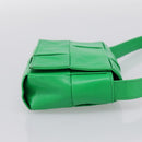 BOTTEGA VENETA MAXI INTRECCIATO Candy Shoulder Bag Leather Green Auth 202207A-5