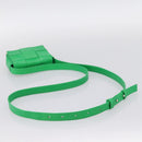 BOTTEGA VENETA MAXI INTRECCIATO Candy Shoulder Bag Leather Green Auth 202207A-7
