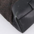 CELINE C Macadam Tote Bag Canvas Black Auth 202213-14