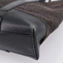 CELINE C Macadam Tote Bag Canvas Black Auth 202213-15