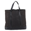 CELINE C Macadam Tote Bag Canvas Black Auth 202213-2