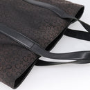 CELINE C Macadam Tote Bag Canvas Black Auth 202213-6