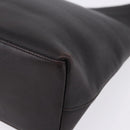 GUCCI Bamboo Shoulder Bag Leather Dark Brown Silver 001 3244 Auth 202214A-11