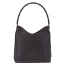 GUCCI Bamboo Shoulder Bag Leather Dark Brown Silver 001 3244 Auth 202214A-3