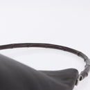 GUCCI Bamboo Shoulder Bag Leather Dark Brown Silver 001 3244 Auth 202214A-8