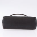 GUCCI Bamboo Shoulder Bag Leather Dark Brown Silver 001 3244 Auth 202214A-9