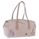 PRADA Tote Bag Nylon Pink Silver Auth 202215-1
