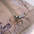 PRADA Tote Bag Nylon Pink Silver Auth 202215-21
