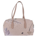 PRADA Tote Bag Nylon Pink Silver Auth 202215-13