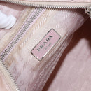 PRADA Tote Bag Nylon Pink Silver Auth 202215-24