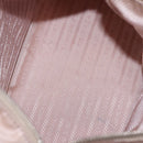 PRADA Tote Bag Nylon Pink Silver Auth 202215-9