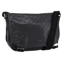 GUCCI GG Implementation Shoulder Bag PVC Black Silver 201732 Auth 202218A-1