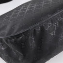 GUCCI GG Implementation Shoulder Bag PVC Black Silver 201732 Auth 202218A-17