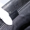 GUCCI GG Implementation Shoulder Bag PVC Black Silver 201732 Auth 202218A-12