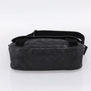 GUCCI GG Implementation Shoulder Bag PVC Black Silver 201732 Auth 202218A-5