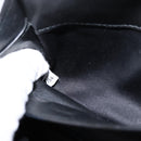Miu Miu Matelasse Chain Shoulder Bag Leather Black Silver Auth 202224A-12