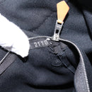 HERMES Fourre Tout MM Hand Bag Canvas Black Silver Auth 202228A-12