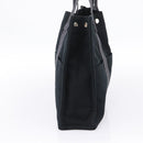 HERMES Fourre Tout MM Hand Bag Canvas Black Silver Auth 202228A-4